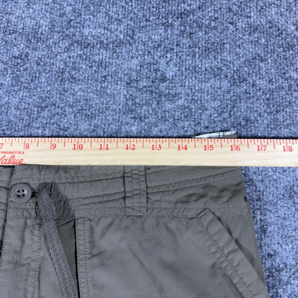 The North Face Mens Hiking Pants Olive Green Cargo Outdoor Trousers 32x31